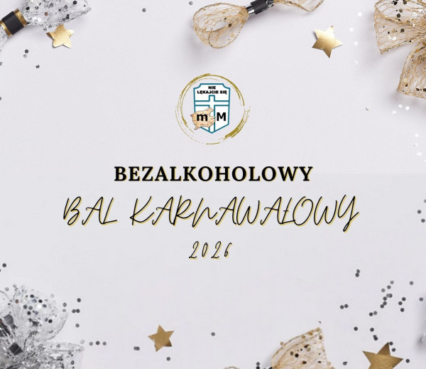 Bezalkoholowy Bal Karnawałowy - zaproszenie